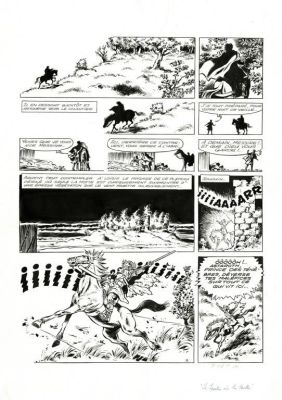 Craenhals. Planche originale Chevalier Ardent | BDEnchères