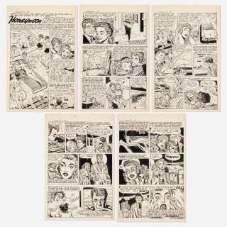 Mike Sekowsky, Tormented #2 Complete 5-Page Story "Honeymoon Horror" Original Art | Landry Pop Auctions