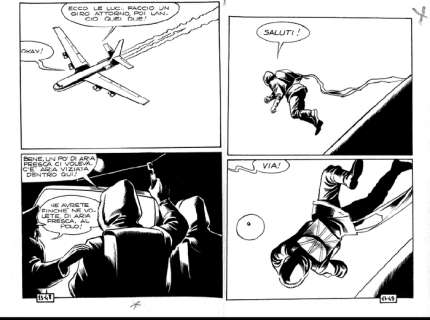 Dennis Cobb n. 13 - Magnus - 2x tavole originali - Page volante - EO - (1966) | Catawiki