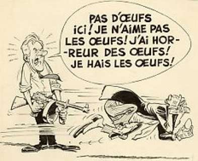 Uderzo - Illustration originale pour Spécial PÃ¢ques - Le journal Pilote n° 230 -  (1964) | Catawiki
