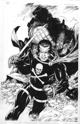 Ed Benes | * PROJECT SUPER POWERS #1 COVER BLACK TERROR | Black Line Fever