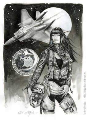 Gil Formosa | Lady X - F15- Buck Danny | 2DGalleries