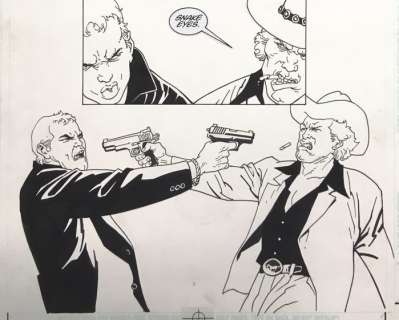 100Bullets 7 - Originele Pagina 100 Bullets #7 - Page volante - Art original - (2000) | Catawiki