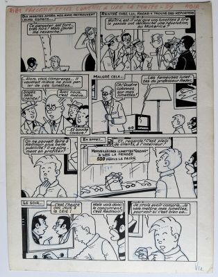 Pierre Lacroix | Planche BIBI FRICOTIN LUNETTES LIRE PENSEE Page 39 | 2DGalleries