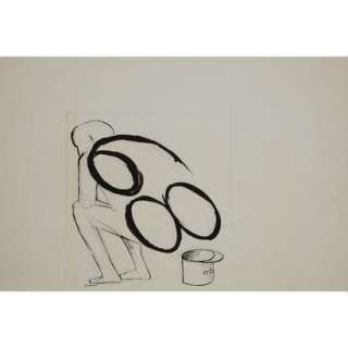 Jacques Armand CARDON (ne 1936) Accroupi Encre de Chine,… | Tajan