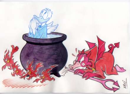 Xavi  (Xavier Vives Mateu) - Original drawing - Angels and Demons 4 - EO - (2018) | Catawiki