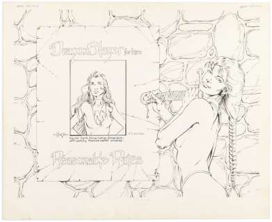 ELEMENTALS #20 WRAPAROUND COVER ORIGINAL ART BY BILL WILLINGHAM.