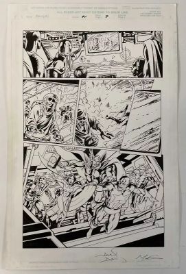 Lot 425 - AVENGERS volume 3 #41 page 9 - Original Marvel comic book artwork by Alan Davis and Mark Farmer, | Excalibur Auctions
