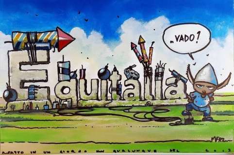 Massimiliano Frezzato - illustrazione originale "Pinocchio - Equitalia" - Page volante - (2013) | Catawiki