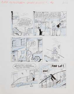 Lacroix | Bibi Fricotin, planches n°41 et 42 Ã  l’encre de … | Banque Dessinée