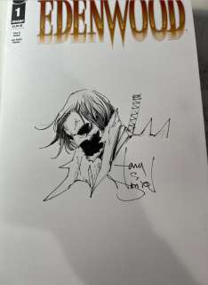 Tony Daniel | EDENWOOD 1 REMARQUE SKETCH | Tony Daniel