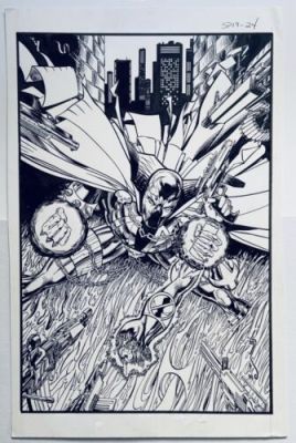 Spawn issue 24 Comic Art Page Pin-Up Splash Page Paul Mavrides Freak Brothers | eBay Europe