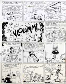 Morris (Studios) | Lucky Luke, planche n°4 Ã  l’encre de Chine de l’… | Banque Dessinée