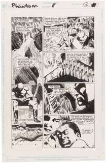 THE PHANTOM DC COMICS ORIGINAL ART PAGE ISSUE #8 BY LUKE MCDONNELL. | Hake’s