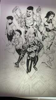 Bernard Chang | XMEN VOICES #1 COVER original art | Bernard Chang