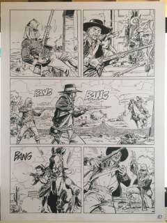 Tex #5 - B. Brindisi - tavola originale  - Page volante - (2019) | Catawiki