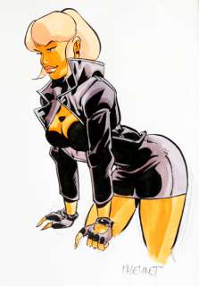 Meynet | Tatiana K, illustration Ã  l’encre de Chine, Ã  l’… | Banque Dessinée