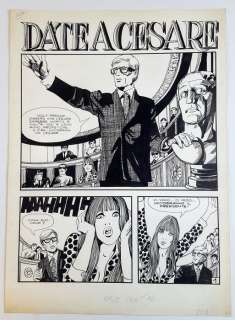 Mauro Rostagno - Tavola Originale x Horror "Date a Cesare" - Page volante - (1970) | Catawiki