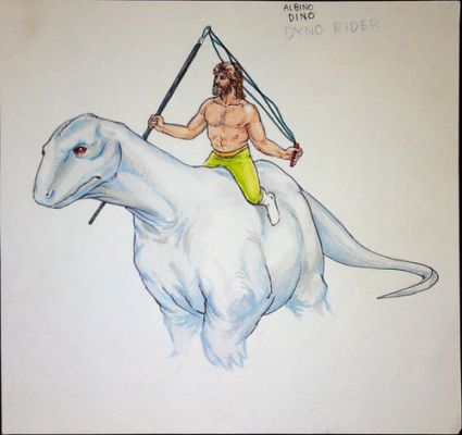 Dino Rider Centaur Drawing Robert James Wright Comic Book Art 1/1 RPG Panel | eBay US (Buy It Now)