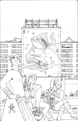 Brandon Graham | Kid Lobotomy issue 5 cover | Raremarq (Buy It Now)