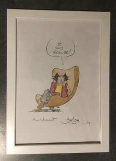 Bédu - Dessin original en couleur - Le Psy - "Je vous écoute"  (2013) | Catawiki