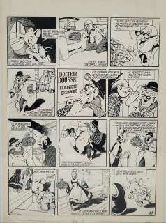 Edmont François Calvo (1892-1957), Cricri Souris D’appartement, Planche Originale Encre de Chine Sur Papier, Parution Dans "Les Belles Images de Pierrot" N°22 Du 15 Février 1953 Et "Nano Et Nanette" N°351 Du 5 Novembre 1963, Dim. 39 X 27,5 Cm. |  | misc / divers