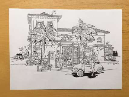 Franka - Vrij werk: Fiat 500/AGIP - (2019) | Catawiki