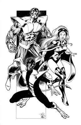 Dexter Vines | X-men Trio Pinup. | Dexter Vines