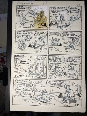 Comic Book Art SAD SACK’S ARMY LIFE PARADE page Storyboard Vintage comics MT | eBay US (Buy It Now)