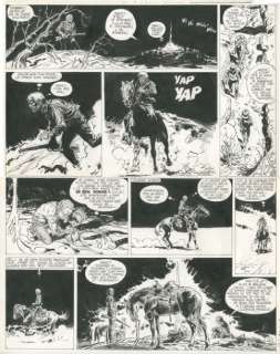 GIRAUD Blueberry Le spectre aux balles d’or Encre de Chine pour la planche | Millon