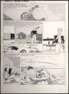 Renaud  - Planche originale - Jessica Blandy T11 - Troubles au Paradis - (1995) | Catawiki