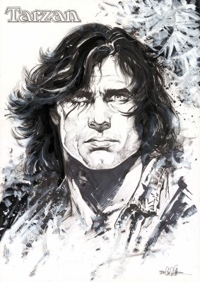 Bec Christophe (Né... | BEC Christophe (né en 1969) Tarzan Technique mixte... | Tessier Sarrou