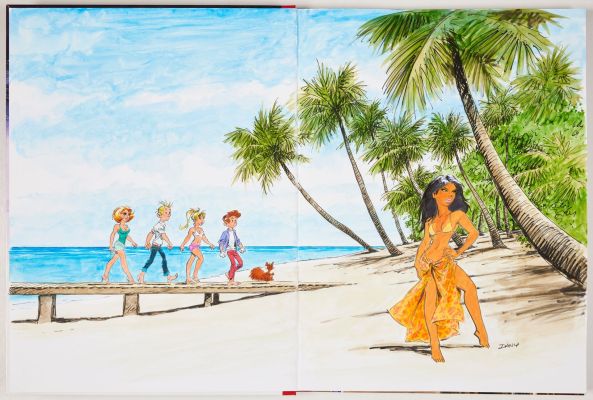 Dany - Dédicace... | Dany - Dédicace : Spirou et la Gorgone Bleue. Tirage... | Tessier Sarrou