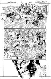 Nick Bradshaw | Marvel Swimsuit Issue pg#10 | Art by Canucks