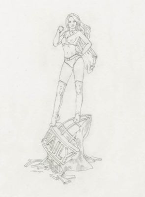 Luis Royo | SUPERGIRL - PACK 2 ORIGINALES | Laberinto Gris