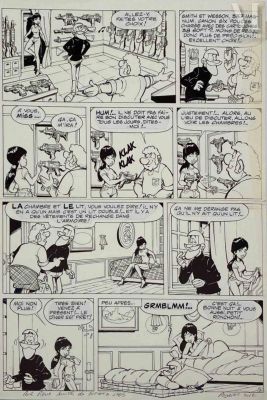 Rodrigue, Michel (Né En 1961) | Lot 180 : Clifton, Tome 18, Jade, planche 30. | Millon