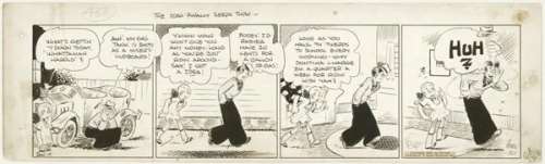 23: Ed Harold Teen daily 1/17/35 original comic art