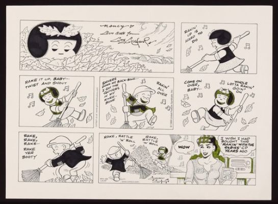 Original Art for the Nancy Comic Strip (11/28/99) by Guy Gilchrist | eBay US (Buy It Now)