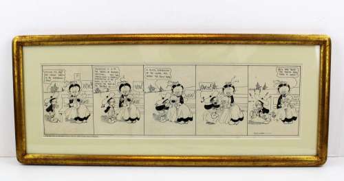 Pat Sullivan, Of "Felix the Cat" Fame, Early Comic Strip "Johnny Boston Beans" Original Art 1914 | University Archives