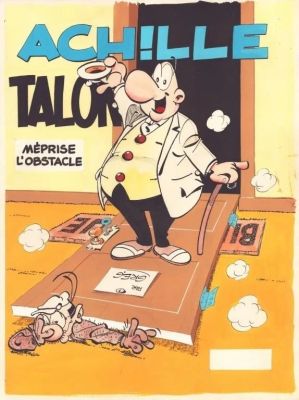 Lot 546 - Greg. Couverture originale Achille Talon | BDEnchères