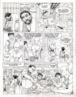 Lot 583 - Delaby. Planche originale Murena | BDEnchères