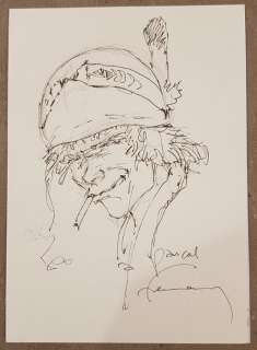 Hermann - Dessin original dédicacé - Kurdy | Catawiki