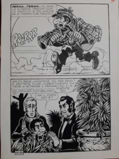 Alan Ford n. 68 - tavola originale "Un illecito sportivo" - Page volante - (1975) | Catawiki