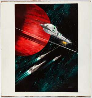 Vincent Di Fate | Analog Science Fiction/Science Fact February-1978 "The Outcasts of Heaven Belt" Cover Original Art (Condé Nast, 1978). | Heritage