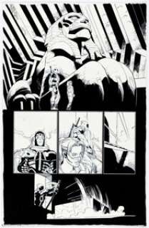 Ed Tadeo - Cable & Deadpool #26 Story Pages 14 and 20 Original Art (Marvel, 2006).