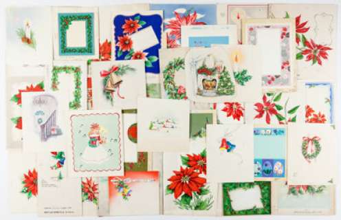 Norcross Greeting Card Artist - Christmas Illustrations and Other Original Art Group of 40 (Norcross, c. - | Heritage