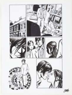 Cameron Stewart [Simon Gane printed blue lines] Vinyl Underground #3 Story Page 15 Original Art (DC/Vertigo, 2008)...