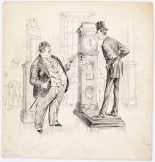 Puck | Magazine Original Art Group of 4 (1890s). | Heritage