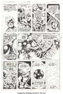 Jim Starlin And Al Milgrom | Captain Marvel #29 Story Page 2 Original Art (Marvel, 1973). | Heritage