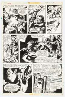 Gene Colan And Tom Palmer | Tomb of Dracula #45 Story Page 4 Blade Original Art (Marvel, 1976).... | Heritage